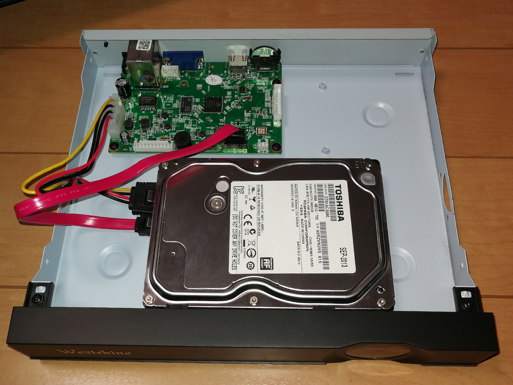 Westshine H.265 16CH NVR WSN13165M 本体セットアップ｜エレマンの防犯カメラ